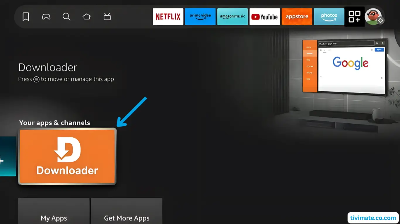 Fire TV Stick: Lancez Downloader