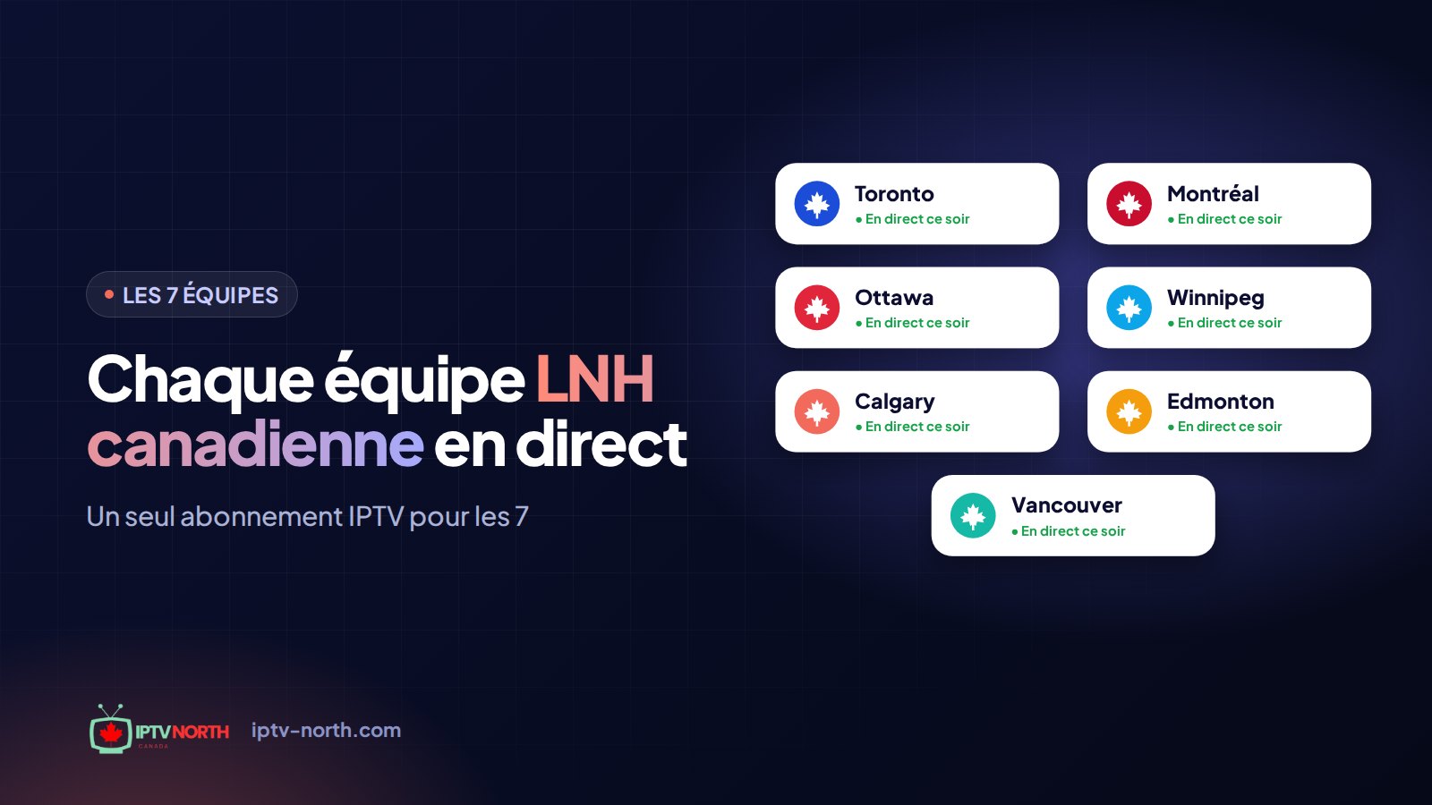 Famille qui suit toutes les équipes canadiennes de la LNH avec un seul abonnement, plusieurs matchs de hockey à l'écran à la maison