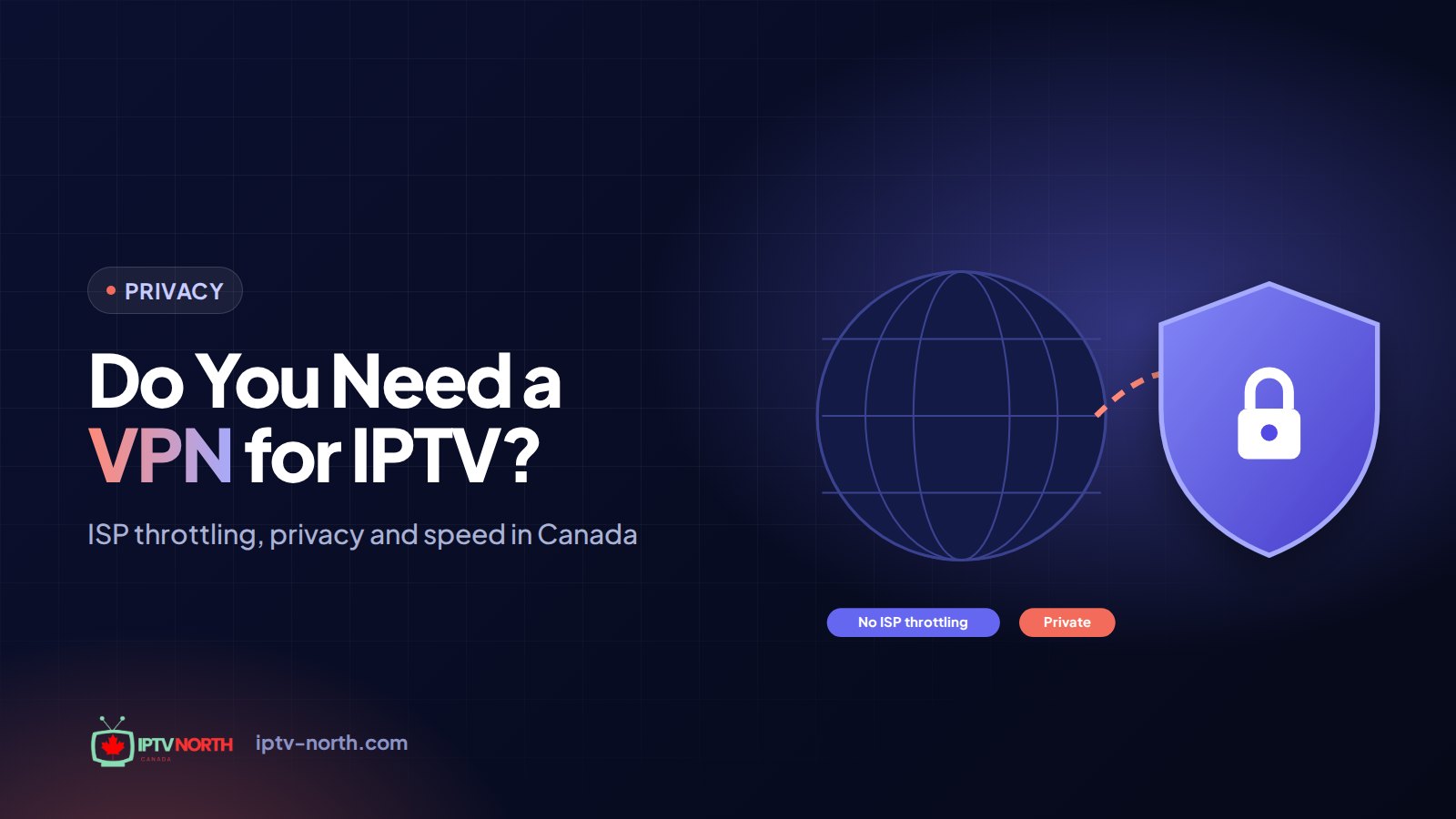 Fire TV remote next to a laptop showing a VPN connected to a Canadian server, illustrating a VPN for IPTV in Canada